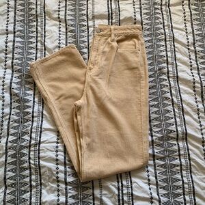 PacSun | 90s Boyfriend Tan Corduroy Pants Size 28